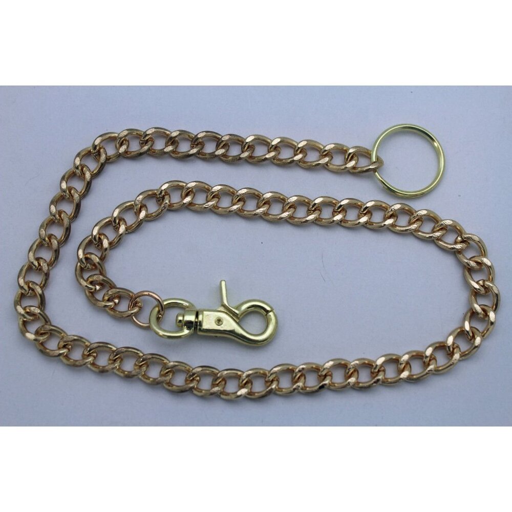 New Men Women Gold Wallet Chain Metal Fashion Key Chain Biker Classy Style 25"